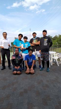 男子準優勝